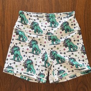 🌟 LAST CHANCE 🌟 WodBottom Dino Unicorn Print Shorts - Small